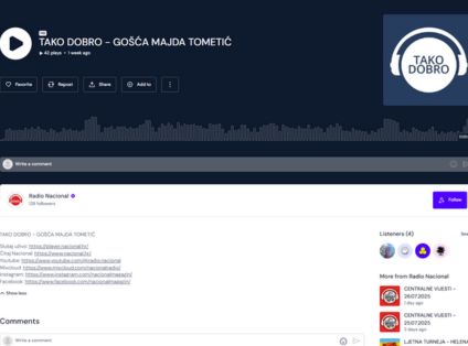 Poslušajte TAKO DOBRO!